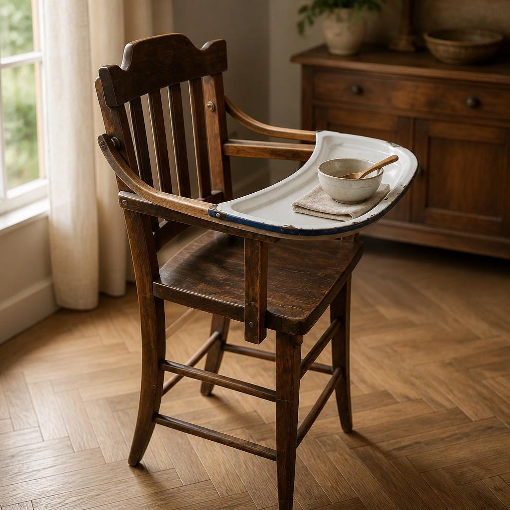 Antique Vintage High Chair - Etsy