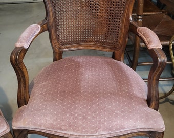 Pair of Antique Louis XV Style Fauteuil or Arm Chairs