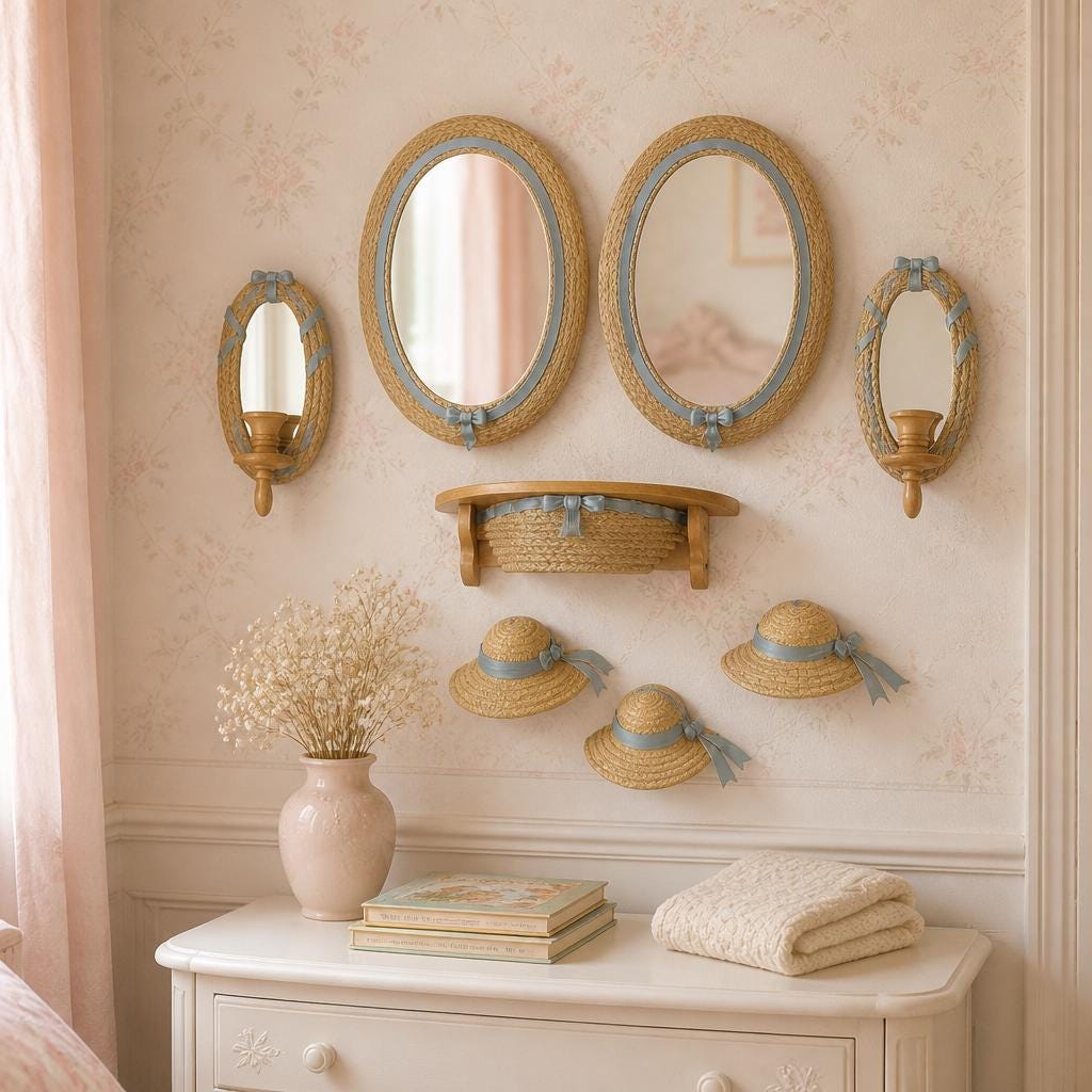アメリカ製◆ヴィンテージ 70年代　BURWOOD社製 デコラティブ 壁掛ミラー Vintage Burwood Mirror - Etsy - Page 3
