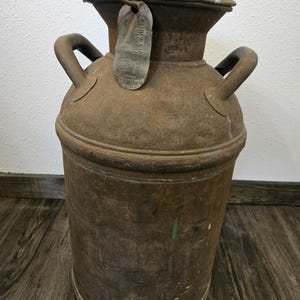 Antique 20 Gallon Milk Can