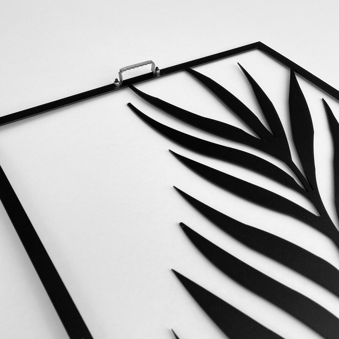 Leaf Metal Wall Art 3 Piece Metal Wall Decor Modern Wall Etsy