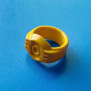 First Flight Sinestro Power Ring Prop Replica, DCAU, DC Comics, Abin Sur, Oa, Cosplay - Choose Size
