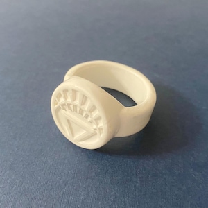 White Lantern Power Ring, DC Comics, Emotional Spectrum, Life Lantern Corps, Comic Con- Choose Size