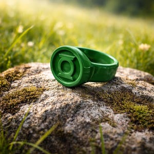Green Lantern Power Ring, Silver Age Hal Jordan, Cosplay Prop Replica