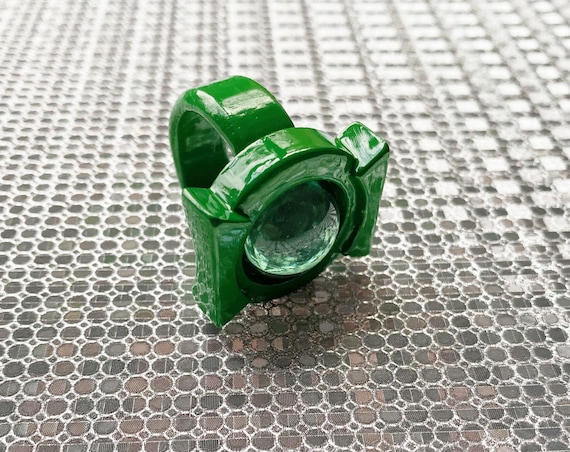 Green Lantern Sentinel Power Ring Replica, Alan Scott Cosplay Prop