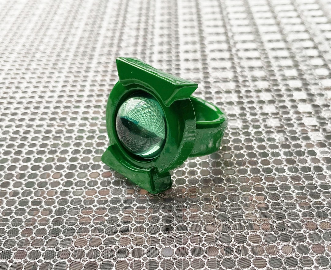 Green Lantern Sentinel Power Ring Replica, Alan Scott Cosplay Prop