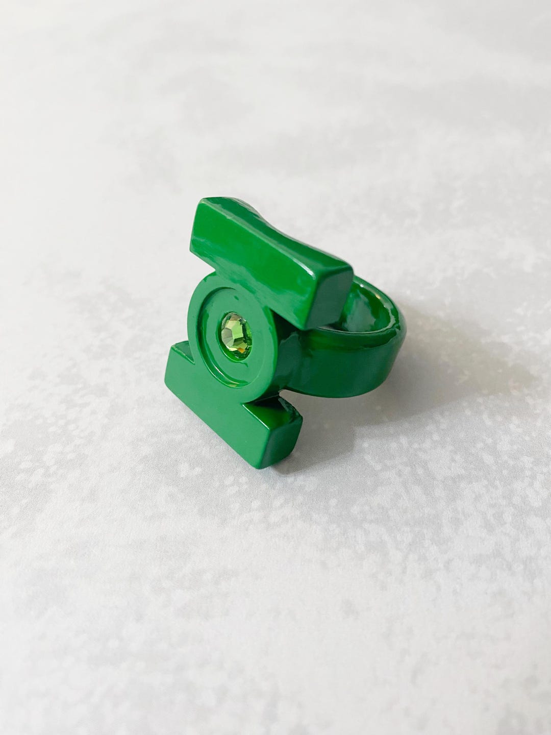 Green Lantern Power Ring, Silver Age Block Style, Hal Jordan