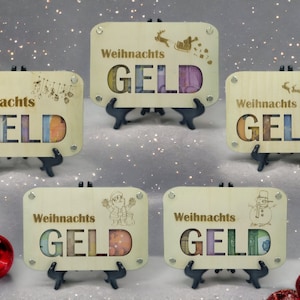 Geldkarte zu Weihnachten / Geldgeschenk für Weihnachten/ personalisierte Geschenkverpackung / besondere Geschenkidee / Geschenk für Familie