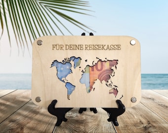 Geldgeschenk - Urlaub / Geld schenken / Geschenkverpackung / Geschenkidee / Verpackung für Geld / Geburtstagsgeschenk lustig / Geldkarte