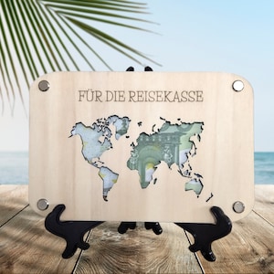 Geldgeschenk - Urlaub / Geld schenken / Geschenkverpackung / Geschenkidee / Verpackung für Geld / Geburtstagsgeschenk lustig / Geldkarte