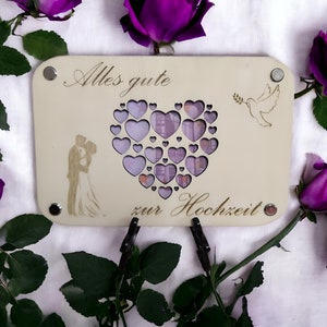 Geldgeschenk Hochzeit / Personalisierbar / Geld schenken / Geschenkidee / Verpackung für Geld  / Geldkarte /Geschenk Hochzeit personalisiert