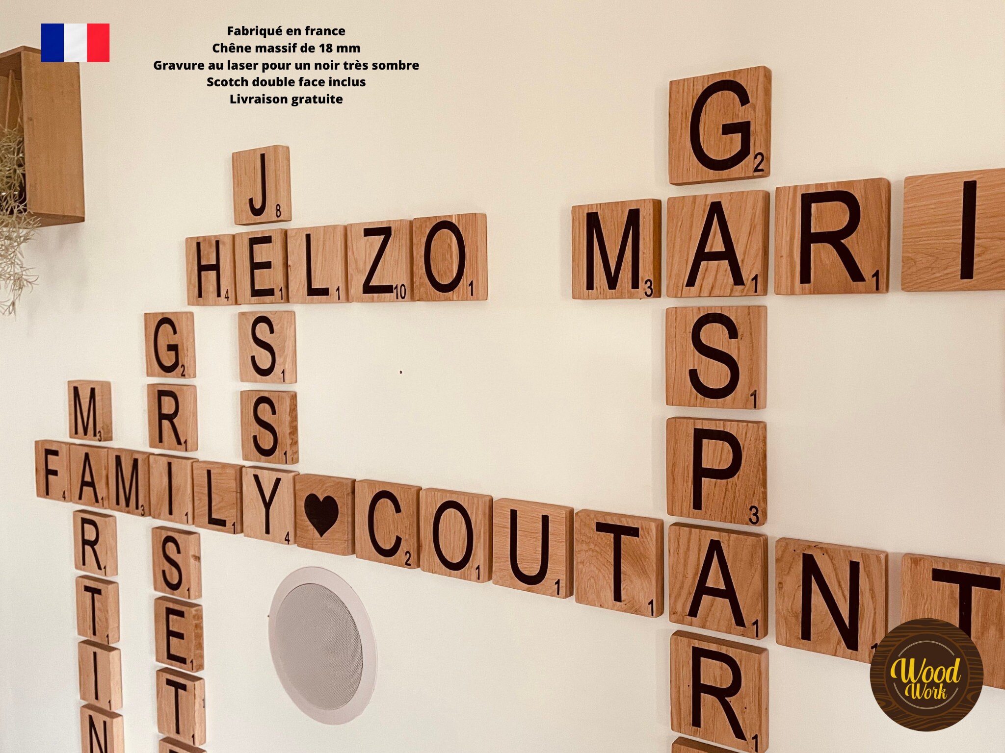 Lettre Prenom Mural Scrabble