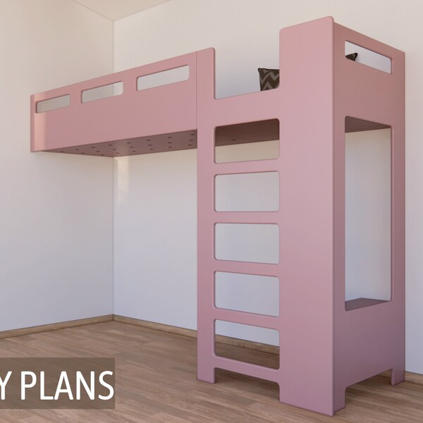 Floating Bed Plans Etsy