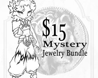 Mystery Silver Accessories Bundle – Gothic, Grunge, Angelic