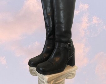 black tommy hilfiger boots