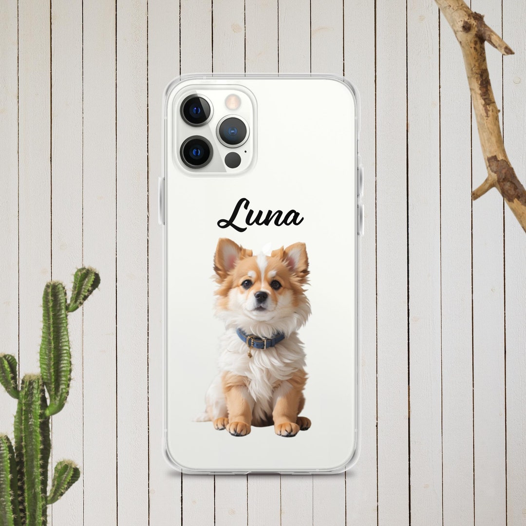 Custom Pet Phone Case Using Pet Photo Name Custom Dog Phone Etsy