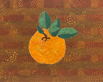 Prosperity | Mandarin Orange | Pigment Painting | Still Life Painting