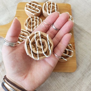 Felt Mini Cinnamon Roll Pastry Pretend Play Kitchen/Bakery Made to Order