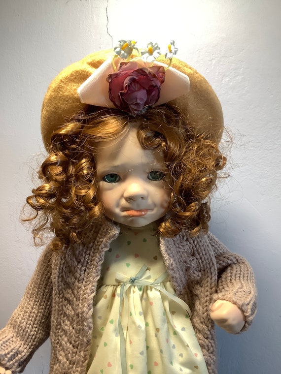 Vintage 1993 Linda Steele Porcelain Doll Etsy New Zealand