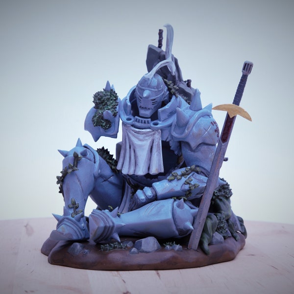 Figure of Alphonse from Full Metal Alchemist, Hand Painted, 3D Printed