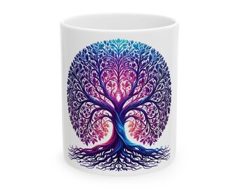 Tree of Life Ceramic Mug, (11oz)