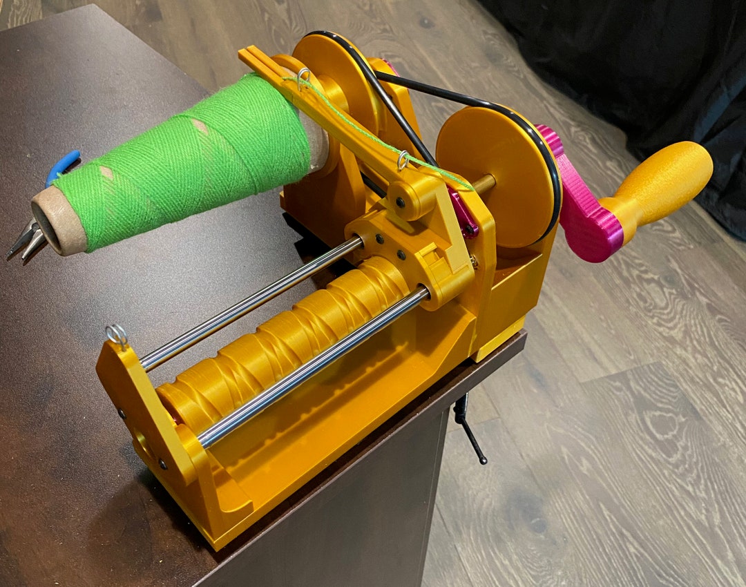 3d Printed Sunfire Cone Winder as Designed by Dave Huelster Made to