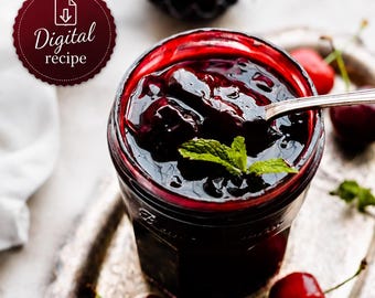 Berry Compote PDF Recipe – Thick, Spoonable Fruit Sauce for Desserts