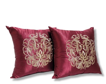 satin throw pillow covers