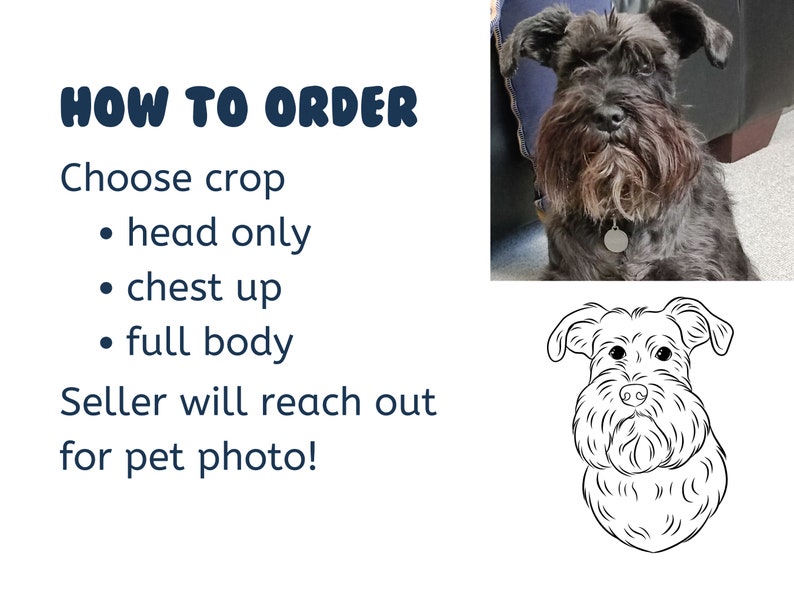 Digital Pet Outline SIMPLE Dog Cat Vector Line Out Drawing, Pet Sketch, Pet Drawing, Wedding Pet Art, Pet Memorial, Simple Pet Sketch image 3