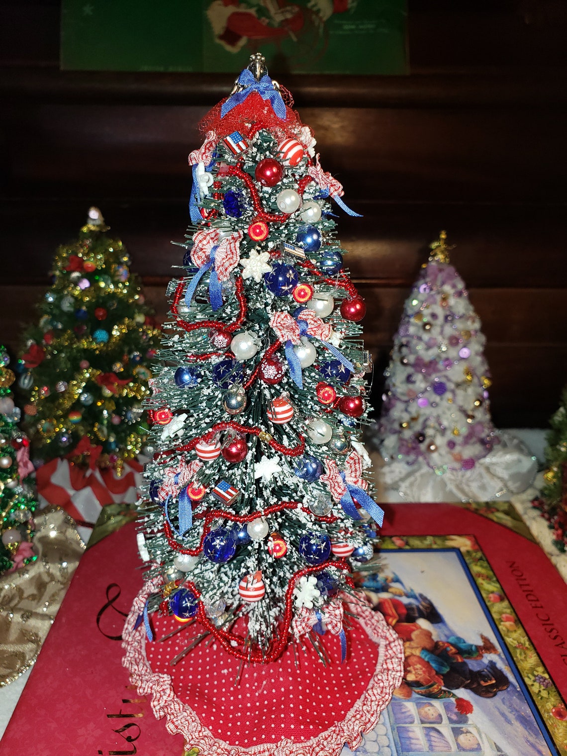 Dollhouse Miniature Christmas Tree Etsy