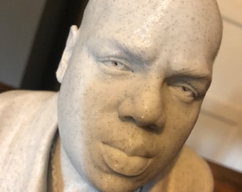 Notorious BIG 3D Marble PLA Bust