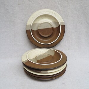 Vintage 1970s Fabrik Pottery Agate Pass Saucer / Vintage Pacific Northwest Stoneware / ONE LEFT