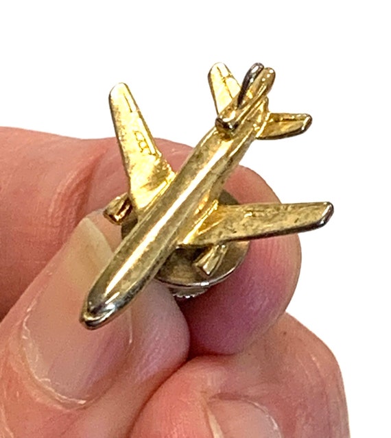 Airplane Tie Pin - image 1