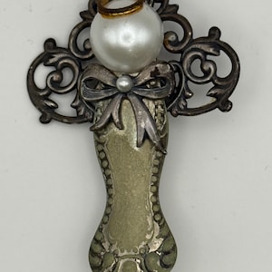 Vintage Jewelry Spoon Angel Pin
