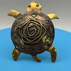 Vintage Southwestern Turtle Brooche