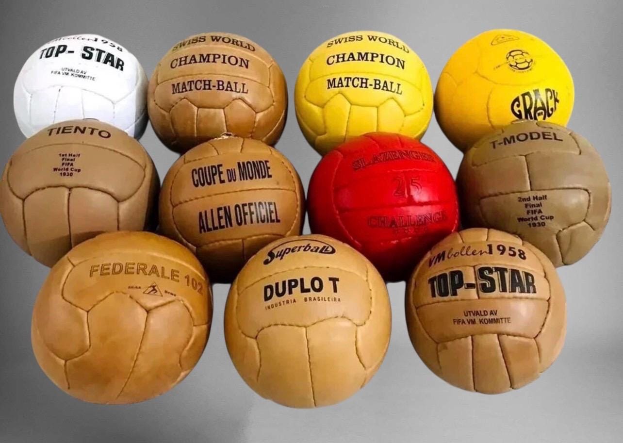 Historical FIFA World Cup 1930 to 1966 Size 5 Collector Set 100