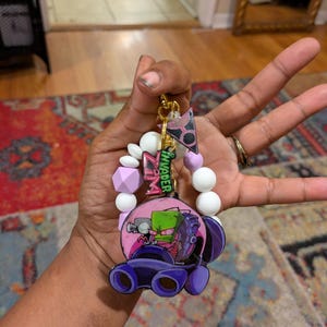Invader Zim Keychain
