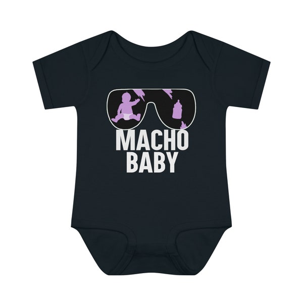 Macho Baby Onesie - Pro Wrestling Inspired