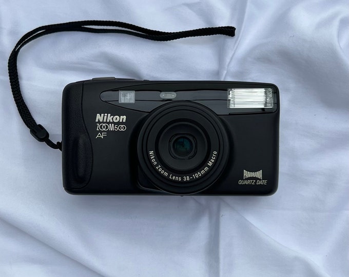 Nikon Zoom 500 AF Point and Shoot Film Camera Etsy