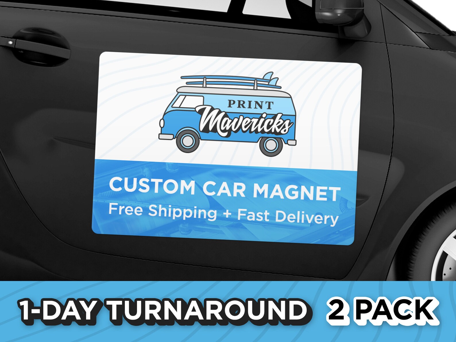 Car Custom Decals set of 2 in Full Color Business Etsy