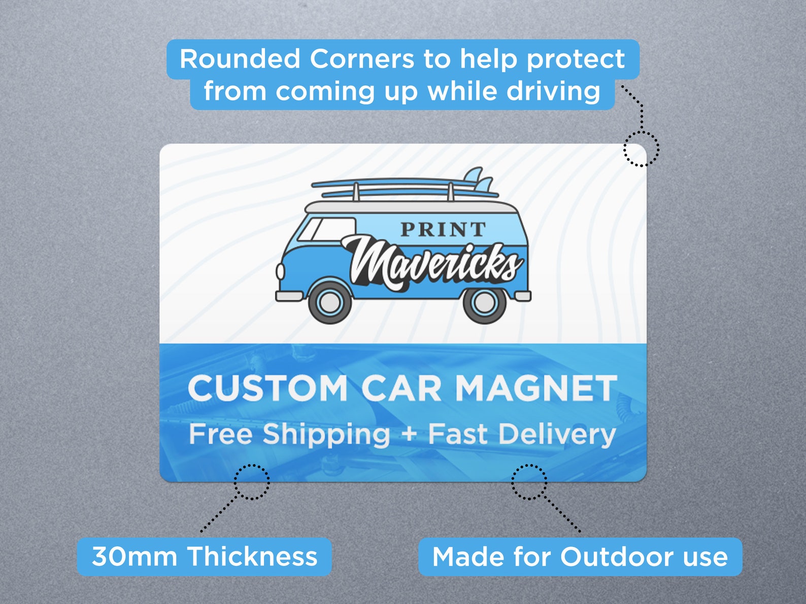 Car Custom Decals set of 2 in Full Color Business Etsy