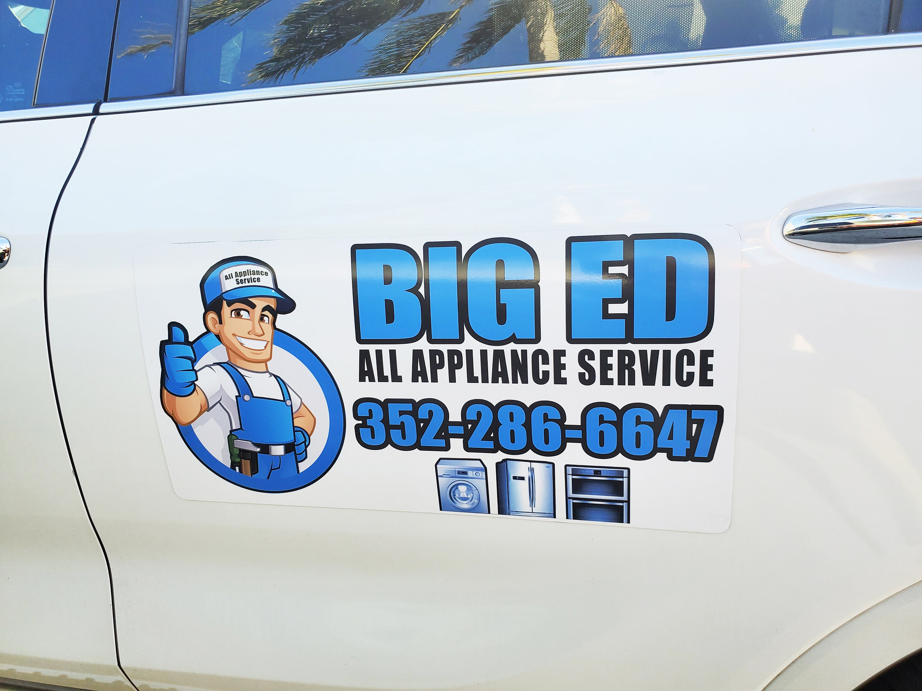 Car Custom Decals set of 2 in Full Color Business Etsy