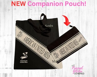 Zippered Pageant Companion Pouch, Titleholder Bag