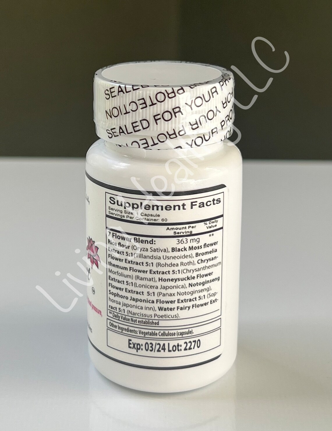 Seven Flowers Extract 60 Capsules Etsy