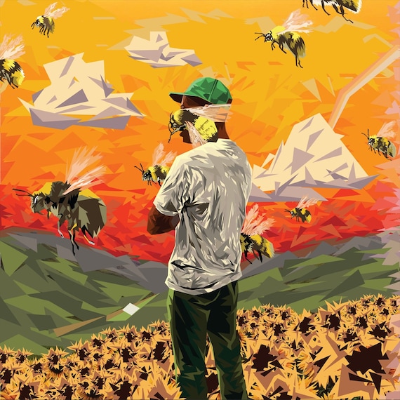 Tyler the Creator flower Boy Vector Art Etsy