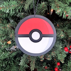Pokéball Christmas Ornament
