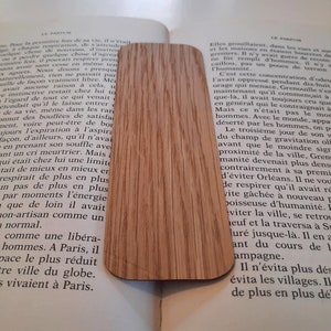Segnalibri in legno di quercia / Regalo per gli amanti dei libri / Segnalibro piccolo