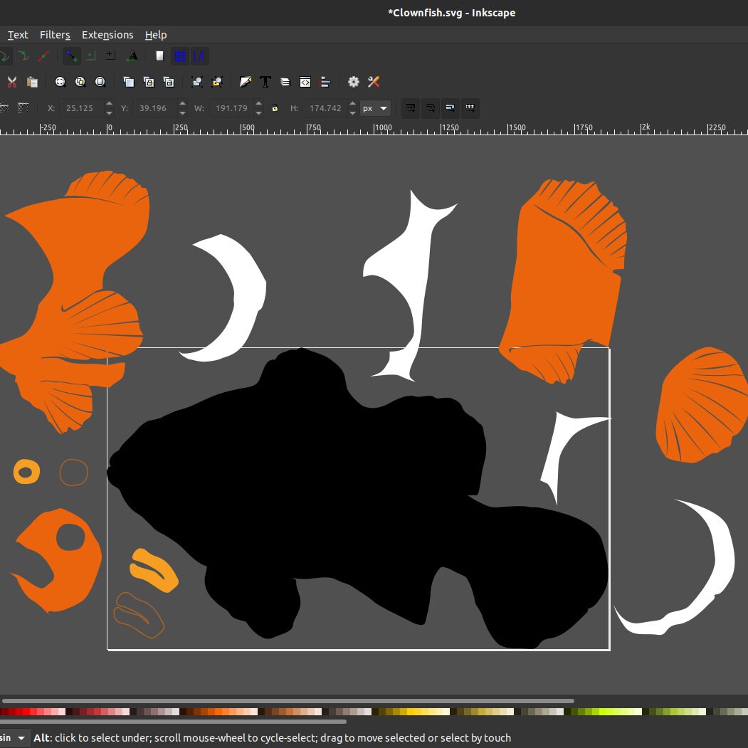 Clownfish SVG | Anemonefish Clipart | Realistic Clownfish Vector - Etsy