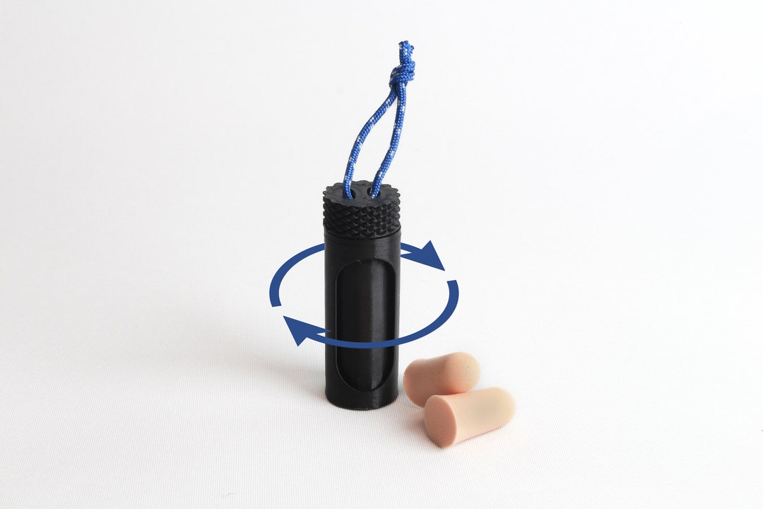Ultralight Earplug Revolving Container for Camping and EDC - Etsy