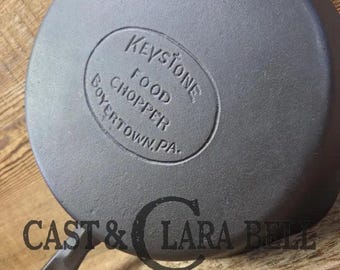 Very cool local PA piece.  Boyertown, PA "Food Chopper" saute skillet  SC24